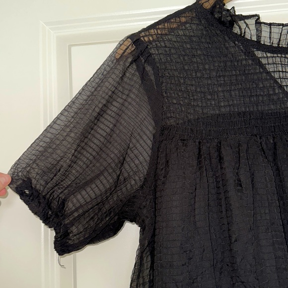 Blueprint Smocked Babydoll Dress - Picture 2 of 4